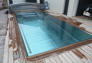 Réalisation piscine hydroflow particulier